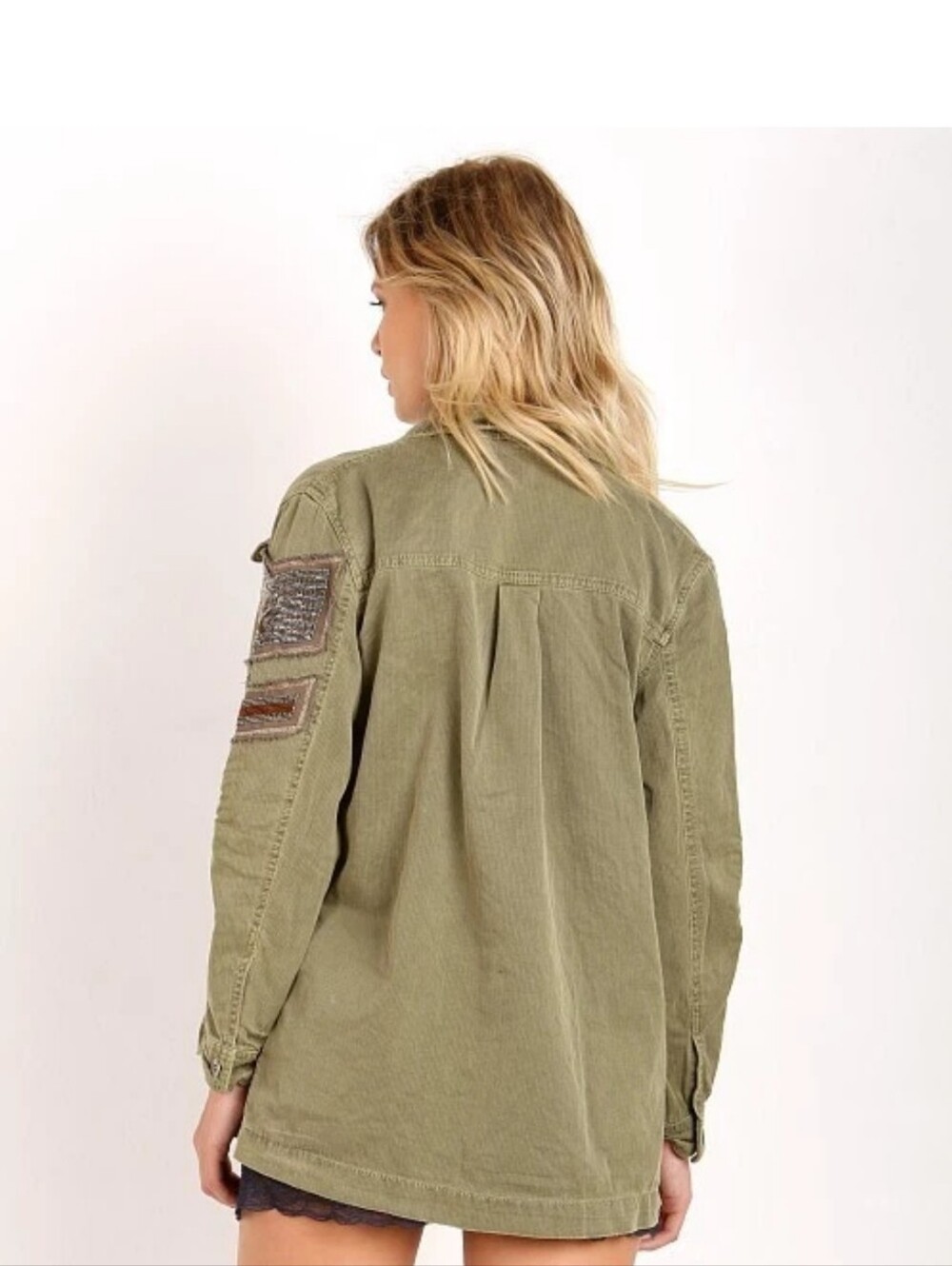 Free People Utility Patch Jacket - Picture 2 of 7